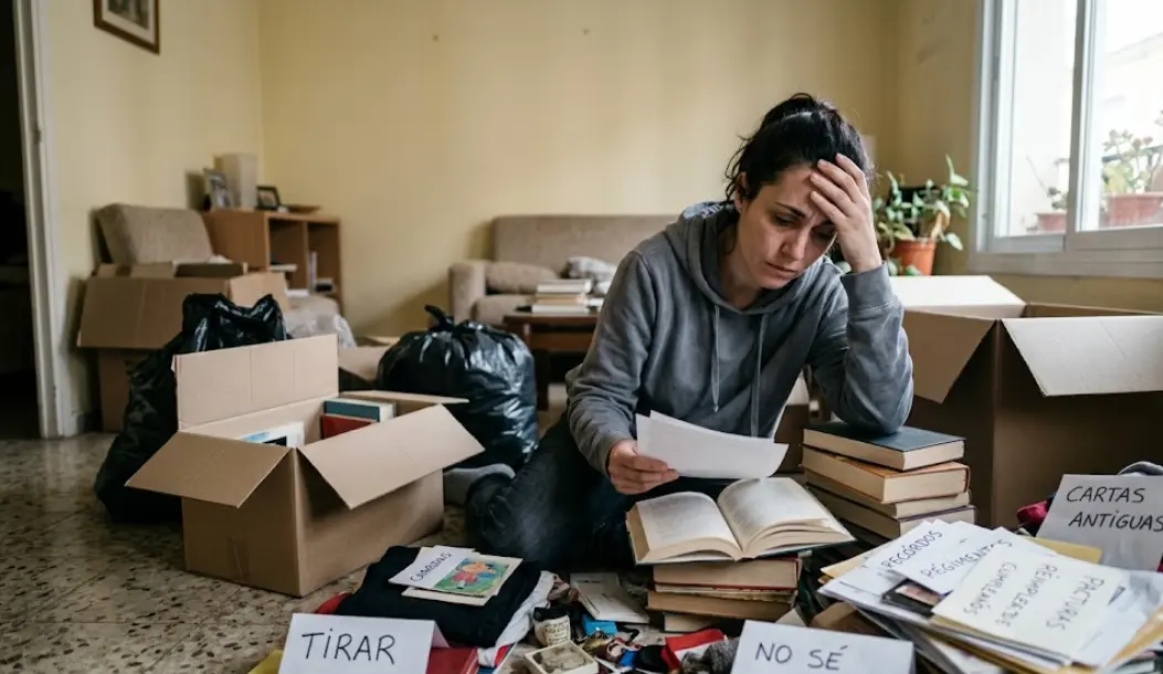Cansancio mental de decidir qué tirar: cómo evitar la fatiga de decisiones al organizar